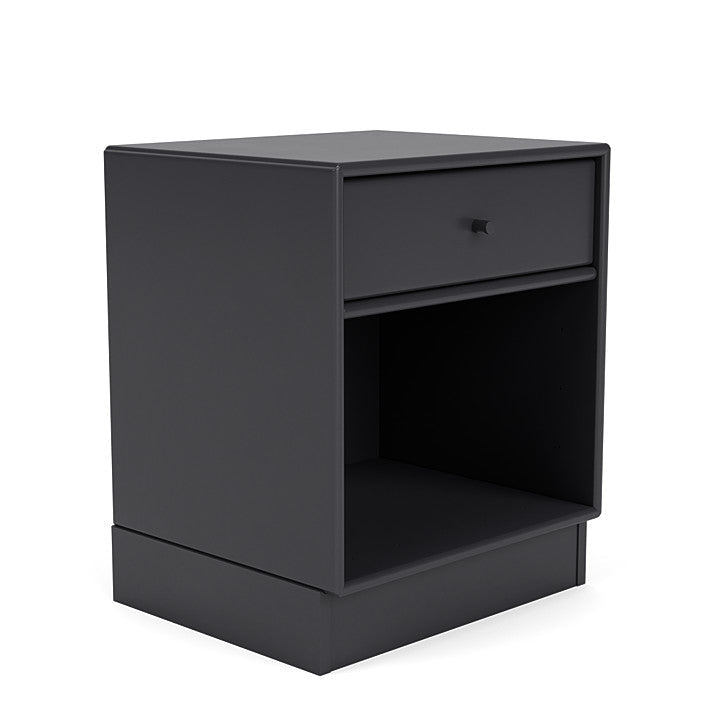 Montana Dream Nightstand With 7 Cm Plinth, Anthracite