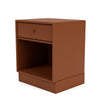 Montana Dream Nightstand With 7 Cm Plinth Hazelnut Brown