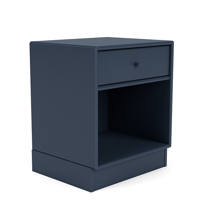 Montana Dream Nightstand With 7 Cm Plinth, Juniper Blue