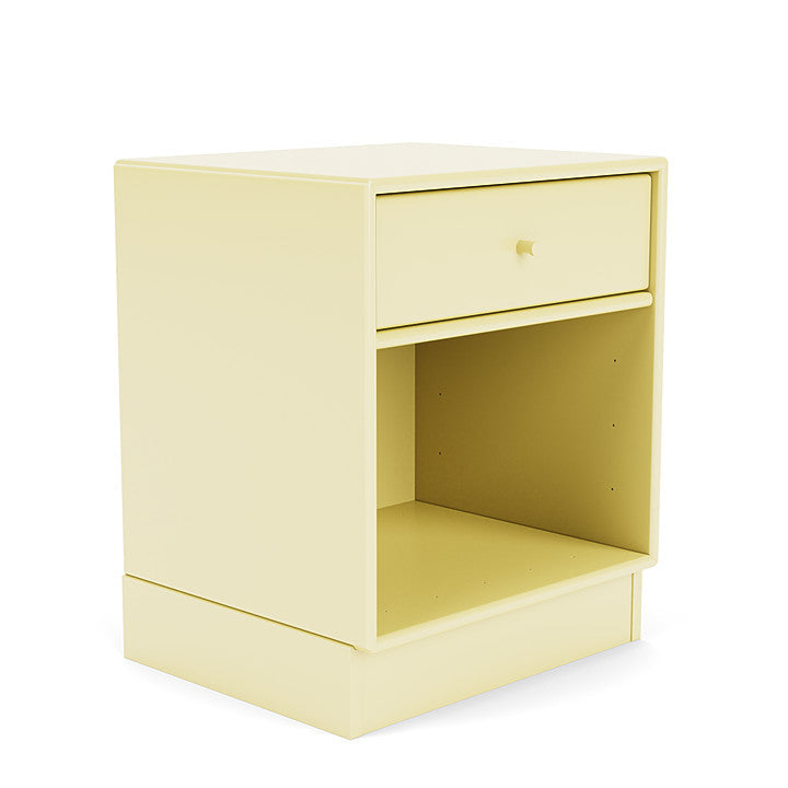 Montana Dream Nightstand With 7 Cm Plinth, Chamomile Yellow