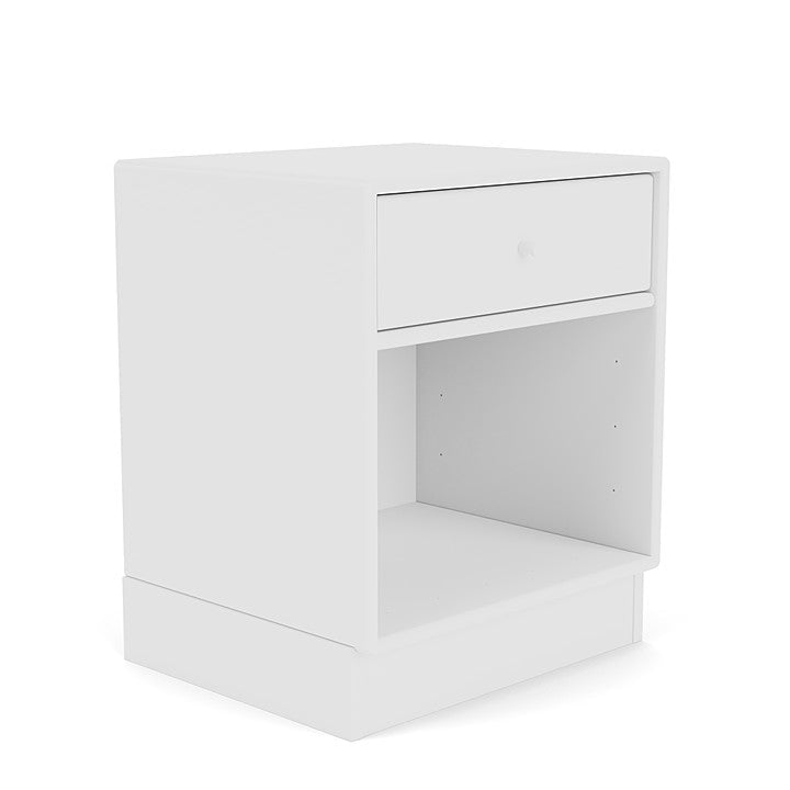 Montana Dream Nightstand With 7 Cm Plinth, New White