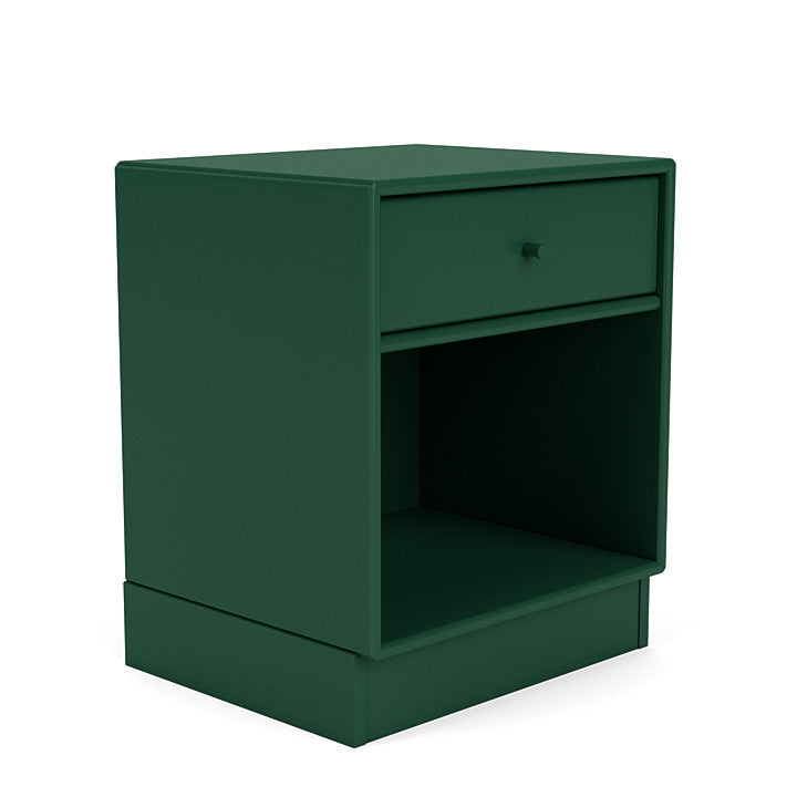 Montana Dream Nightstand With 7 Cm Plinth, Pine Green