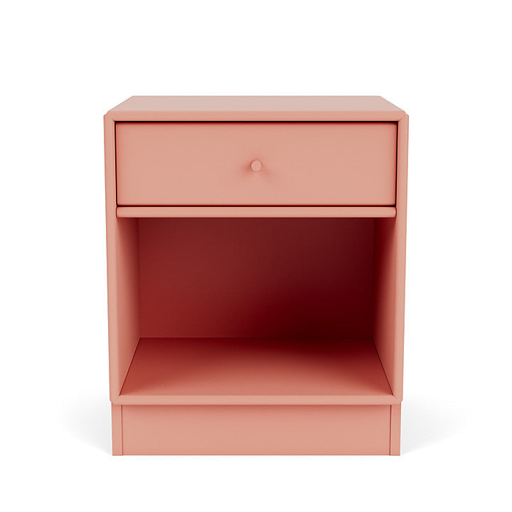 Montana Dream Nightstand With 7 Cm Plinth, Rhubarb Red