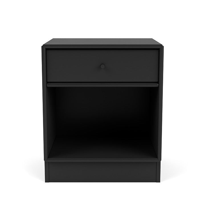 Montana Dream Nightstand With 7 Cm Plinth, Black