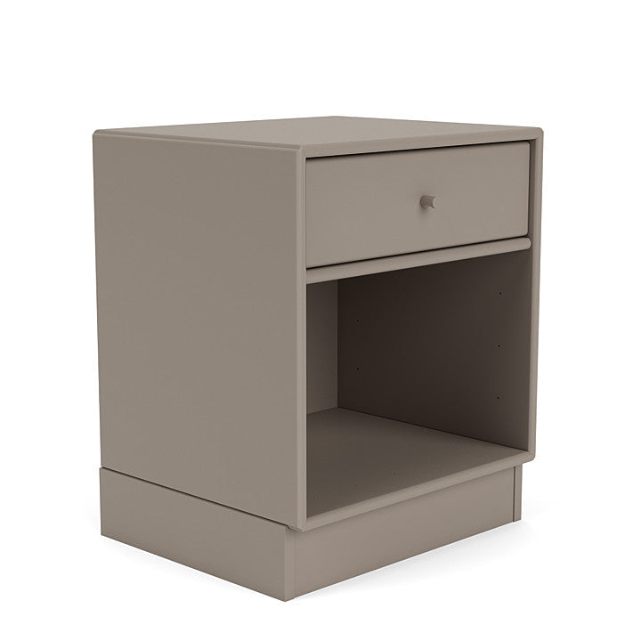 Montana Dream Nightstand With 7 Cm Plinth, Truffle Grey