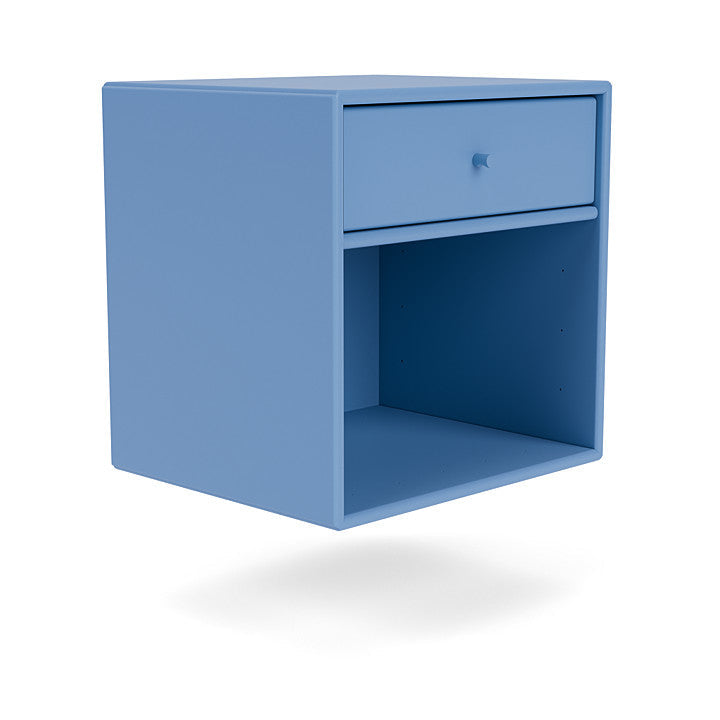 Montana Dream Nightstand With Suspension Rail, Azure Blue