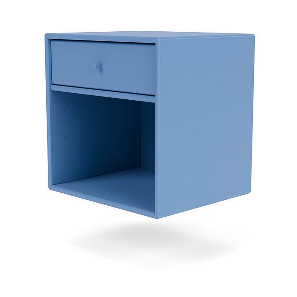 Montana Dream Nightstand With Suspension Rail, Azure Blue