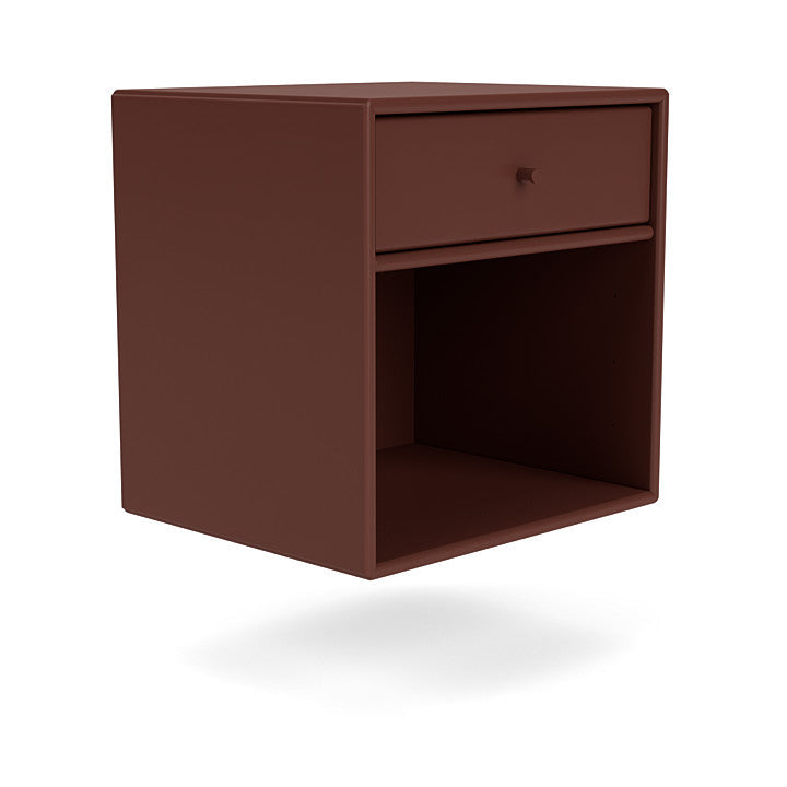 Montana Dream Nightstand With Suspension Rail, Masala