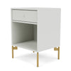 Montana Dream Nightstand With Legs, Nordic/Brass