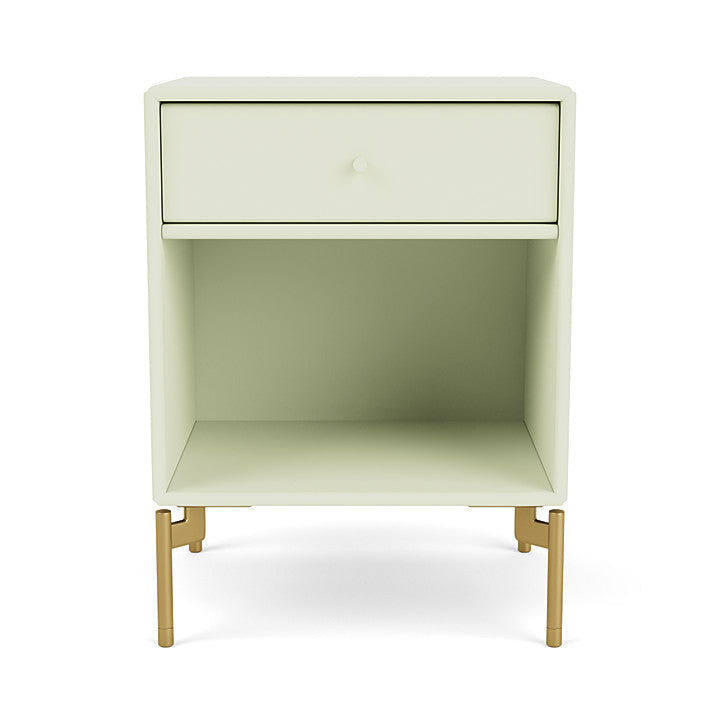 Montana Dream Nightstand With Legs, Pomelo/Brass