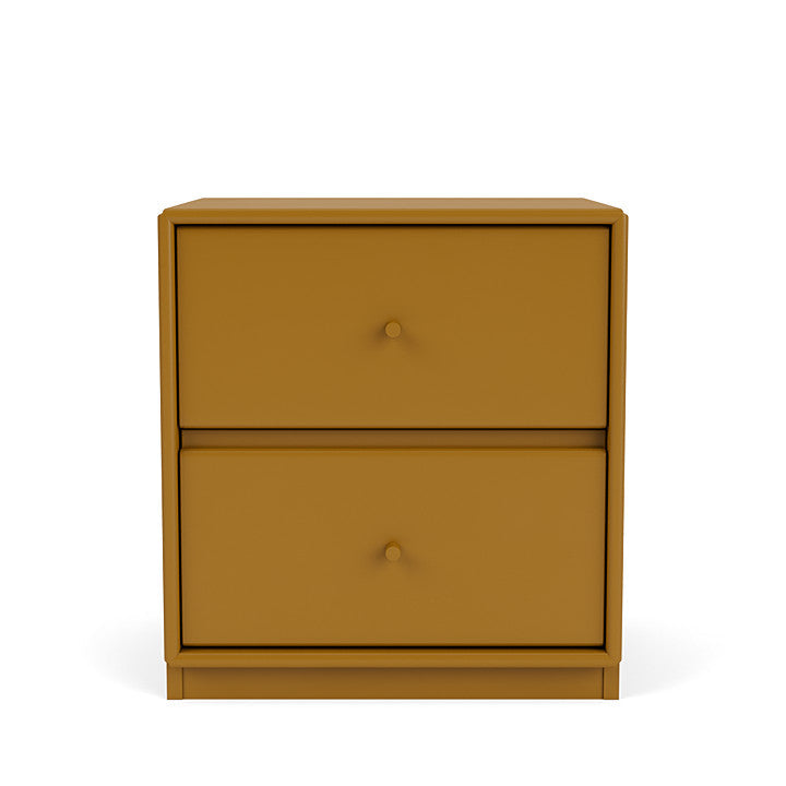 Montana Drift Drawer Module With 3 Cm Plinth, Amber Yellow