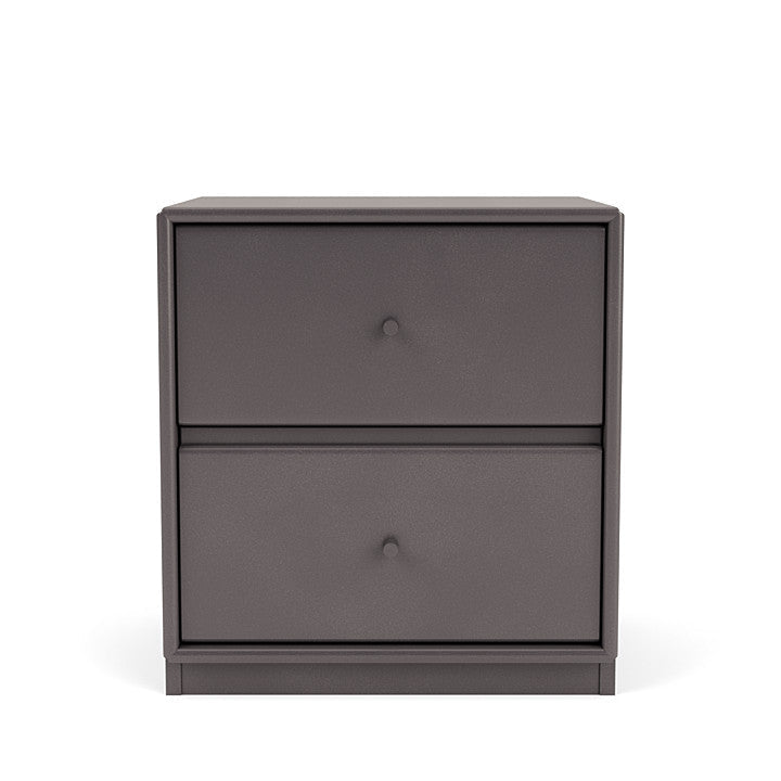 Montana Drift Drawer Module With 3 Cm Plinth, Coffee Brown