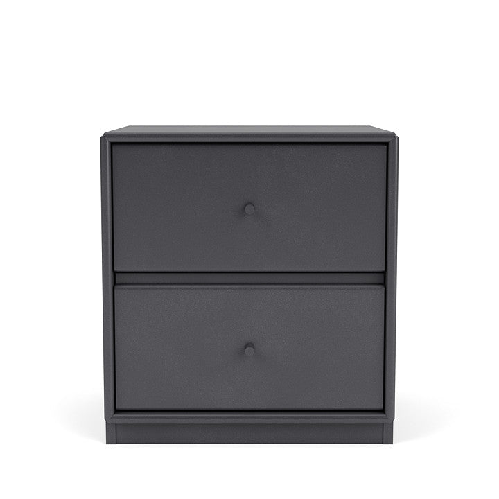 Montana Drift Drawer Module With 3 Cm Plinth, Carbon Black