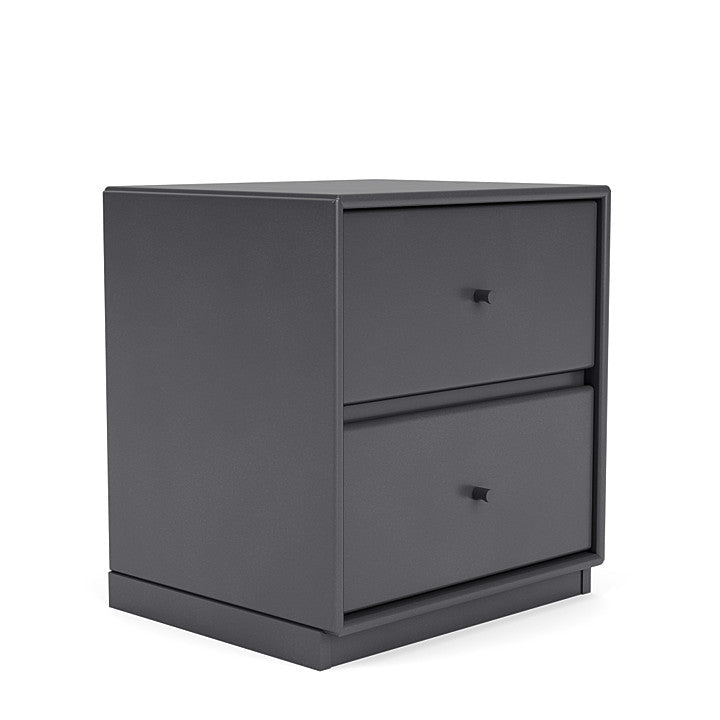 Montana Drift Drawer Module With 3 Cm Plinth, Carbon Black