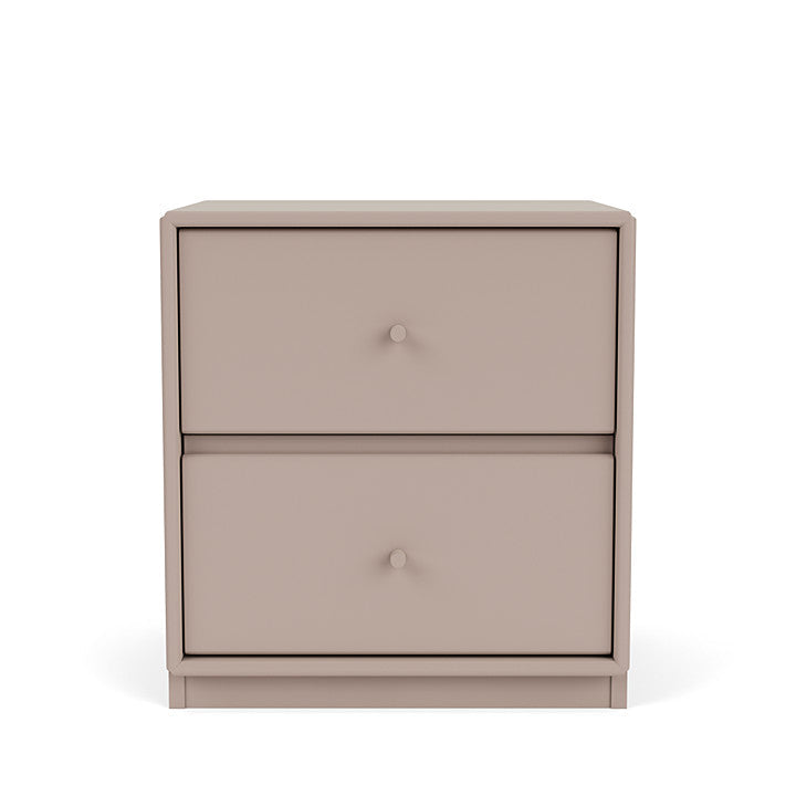 Montana Drift Drawer Module With 3 Cm Plinth, Mushroom Brown