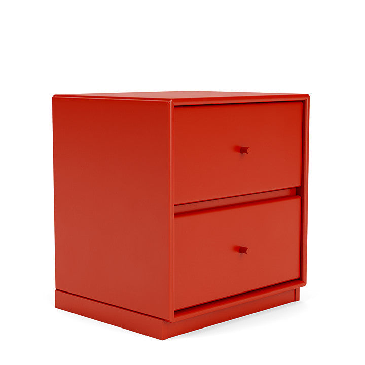 Montana Drift Drawer Module With 3 Cm Plinth, Rosehip Red