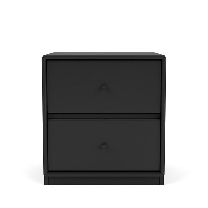 Montana Drift Drawer Module With 3 Cm Plinth, Black