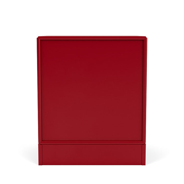 Montana Drift Drawer Module With 7 Cm Plinth, Beetroot Red