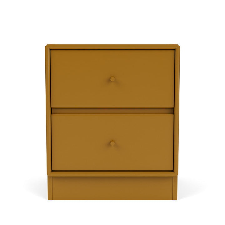 Montana Drift Drawer Module With 7 Cm Plinth, Amber Yellow