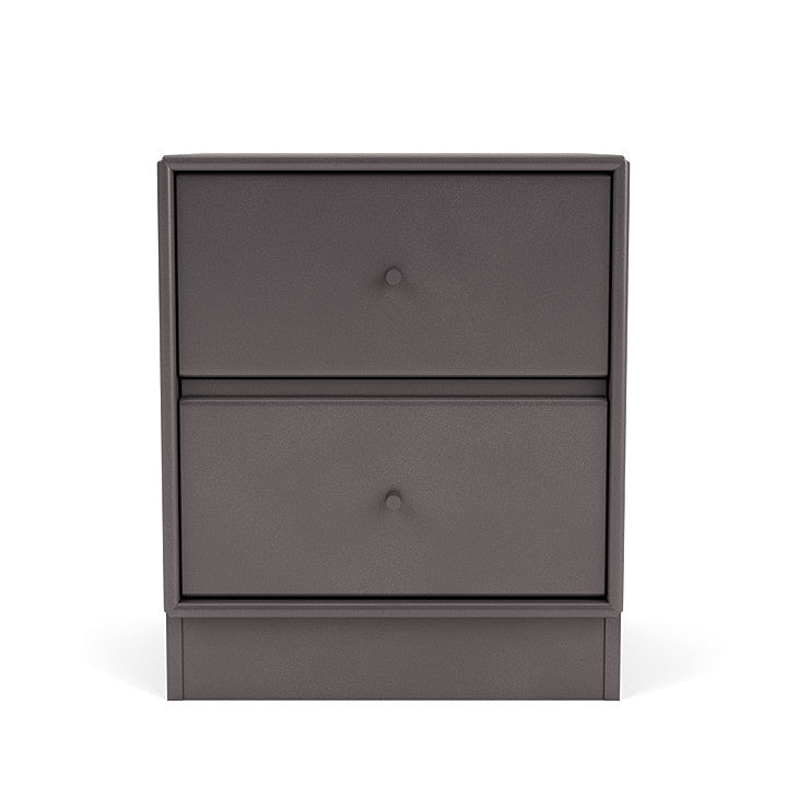 Montana Drift Drawer Module With 7 Cm Plinth, Coffee Brown