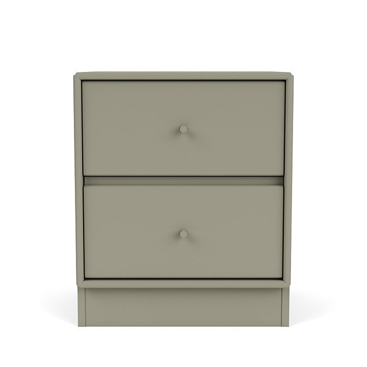 Montana Drift Drawer Module With 7 Cm Plinth, Fennel Green