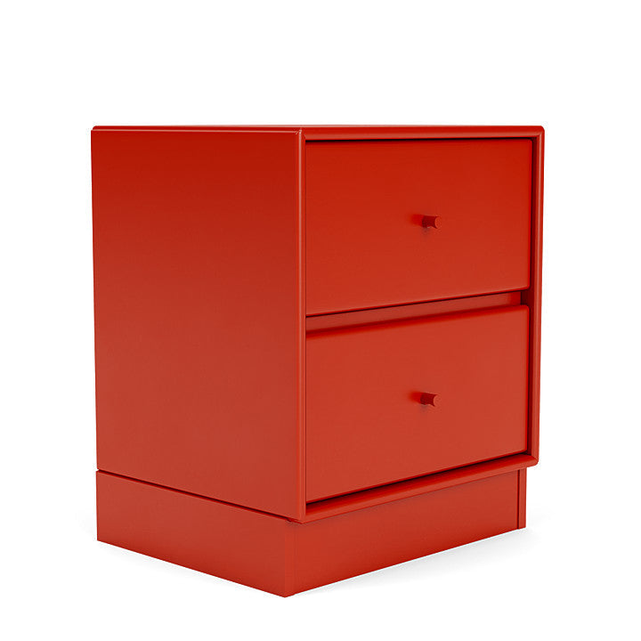 Montana Drift Drawer Module With 7 Cm Plinth, Rosehip Red