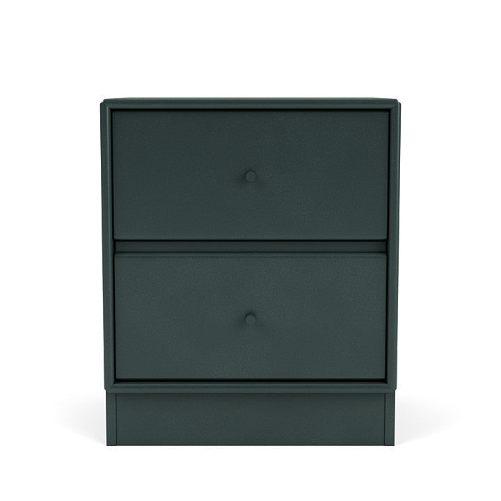 Montana Drift Drawer Module With 7 Cm Plinth, Black Jade