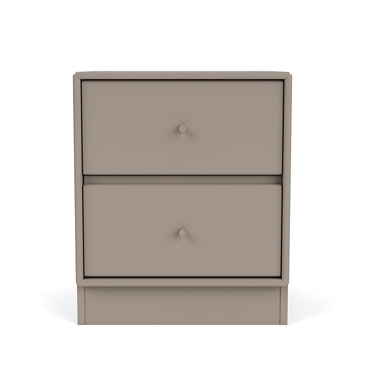 Montana Drift Drawer Module With 7 Cm Plinth, Truffle Grey