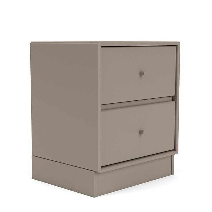 Montana Drift Drawer Module With 7 Cm Plinth, Truffle Grey