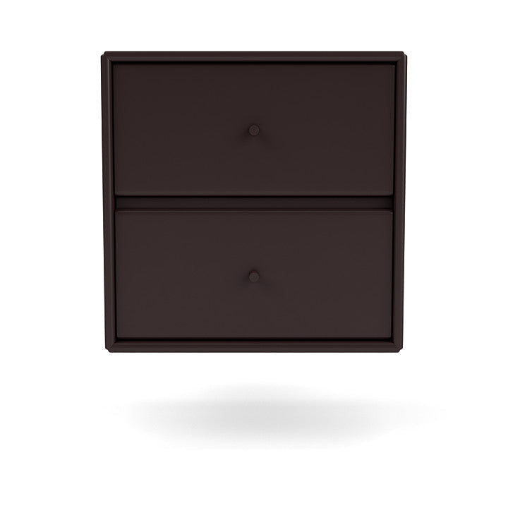 Montana Drift Drawer Module With Suspension Rail, Balsamic Brown