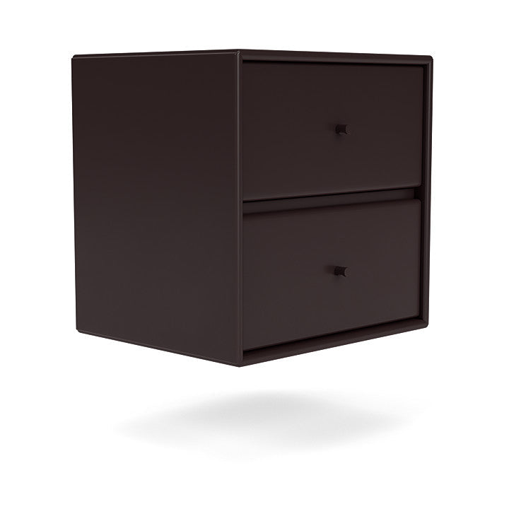 Montana Drift Drawer Module With Suspension Rail, Balsamic Brown