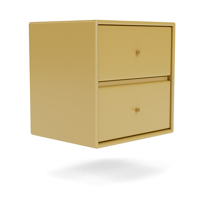 Montana Drift Drawer Module With Suspension Rail, Cumin Yellow