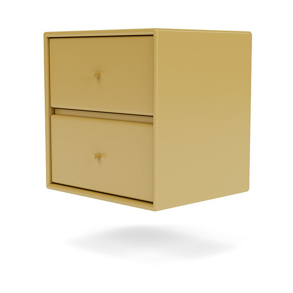 Montana Drift Drawer Module With Suspension Rail, Cumin Yellow