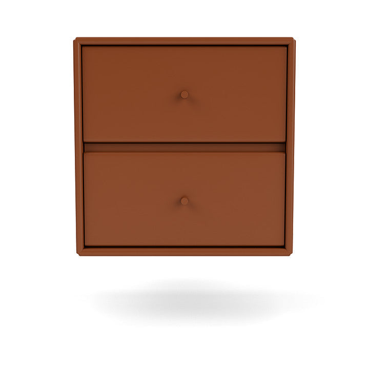 Montana Drift Drawer Module With Suspension Rail, Hazelnut Brown