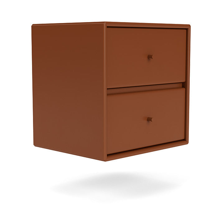 Montana Drift Drawer Module With Suspension Rail, Hazelnut Brown