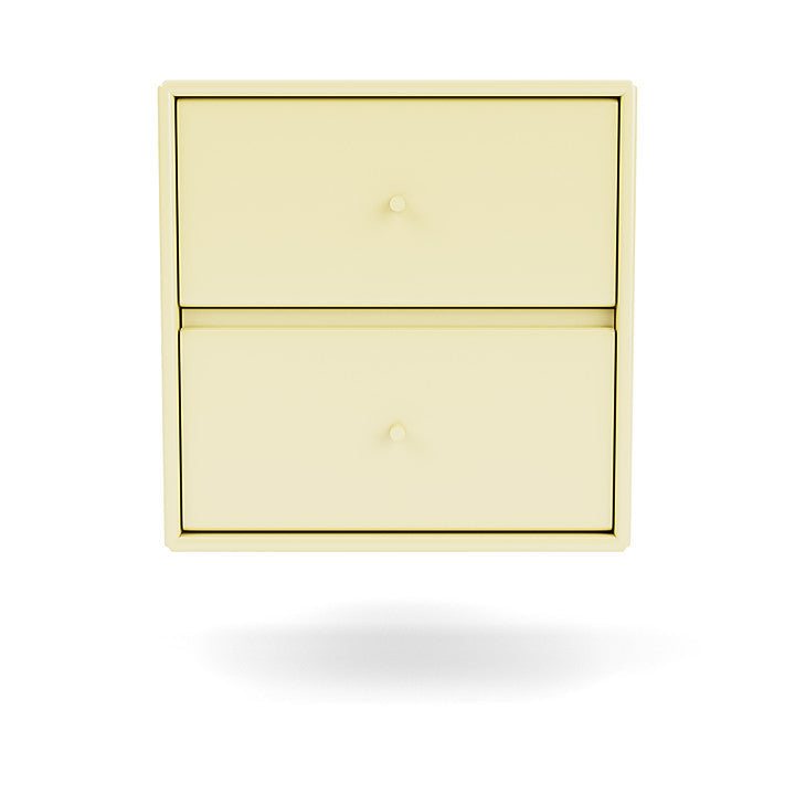 Montana Drift Drawer Module With Suspension Rail, Chamomile Yellow