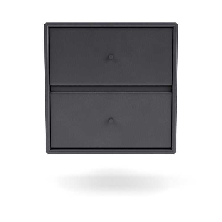 Montana Drift Drawer Module With Suspension Rail, Carbon Black