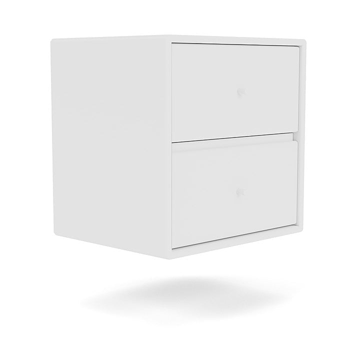 Montana Drift Drawer Module With Suspension Rail, New White