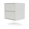 Montana Drift Drawer Module With Suspension Rail, Nordic White