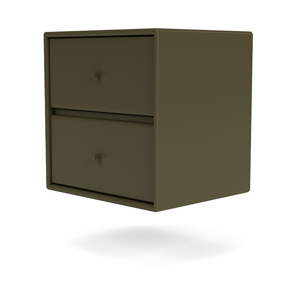 Montana Drift Drawer Module With Suspension Rail, Oregano Green