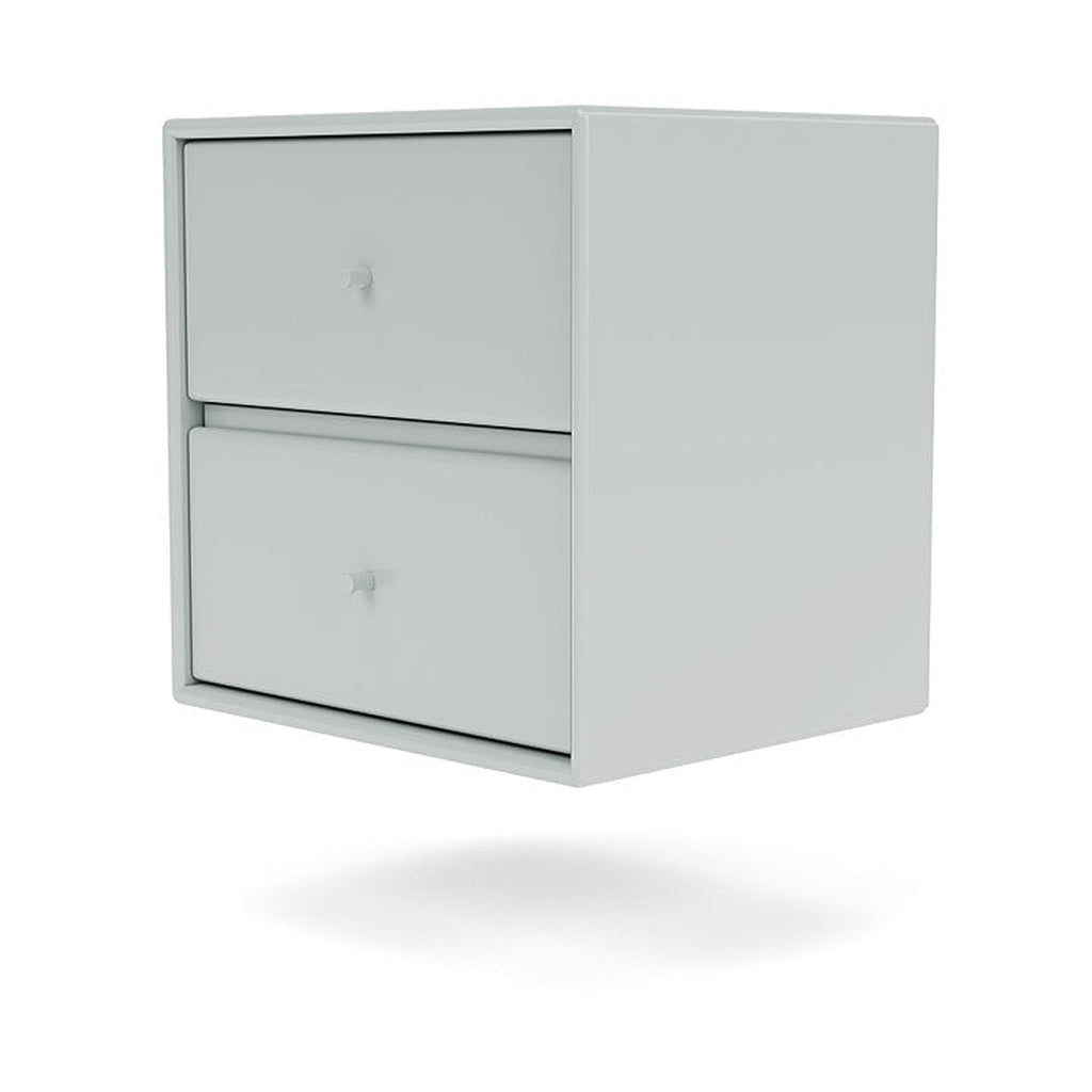 Montana Drift Drawer Module With Suspension Rail, Oyster Grey