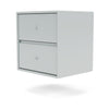 Montana Drift Drawer Module With Suspension Rail, Oyster Grey