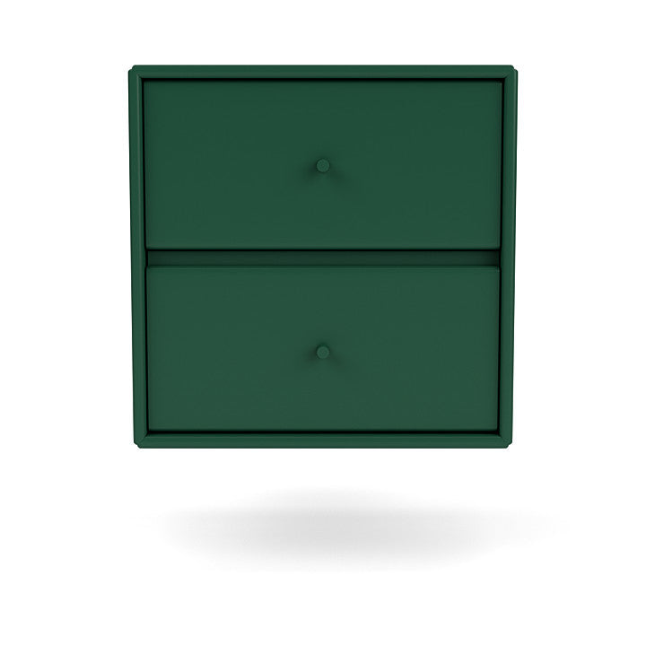 Montana Drift Drawer Module With Suspension Rail, Pine Green