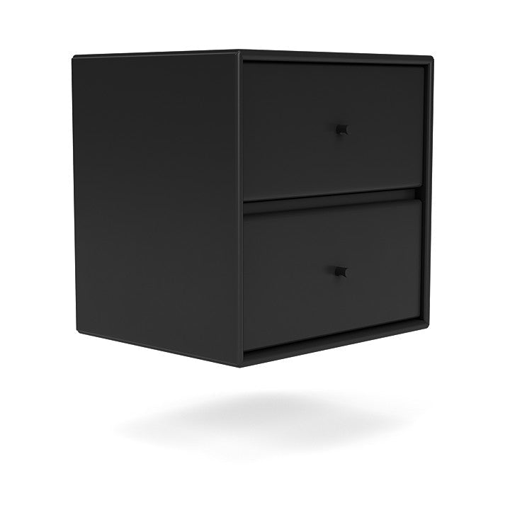 Montana Drift Drawer Module With Suspension Rail, Black