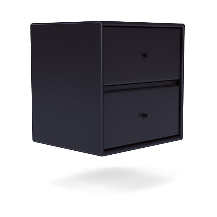 Montana Drift Drawer Module With Suspension Rail, Shadow