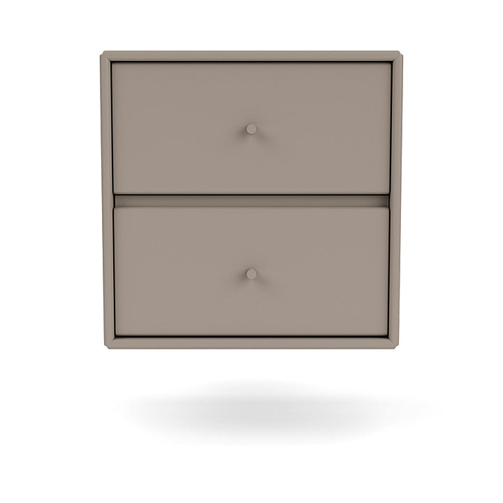 Montana Drift Drawer Module With Suspension Rail, Truffle Grey