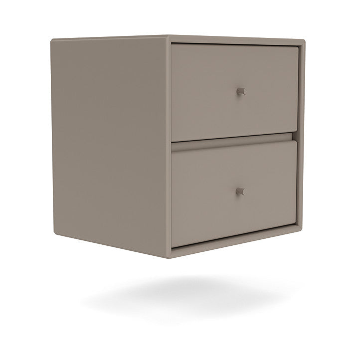 Montana Drift Drawer Module With Suspension Rail, Truffle Grey