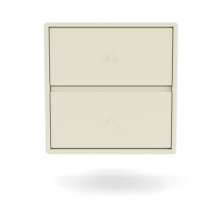 Montana Drift Drawer Module With Suspension Rail, Vanilla White