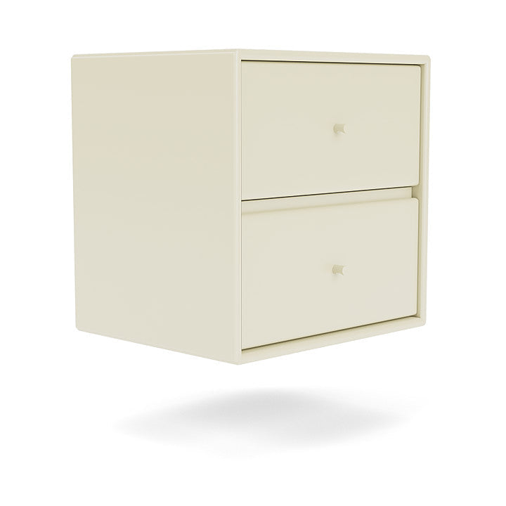 Montana Drift Drawer Module With Suspension Rail, Vanilla White