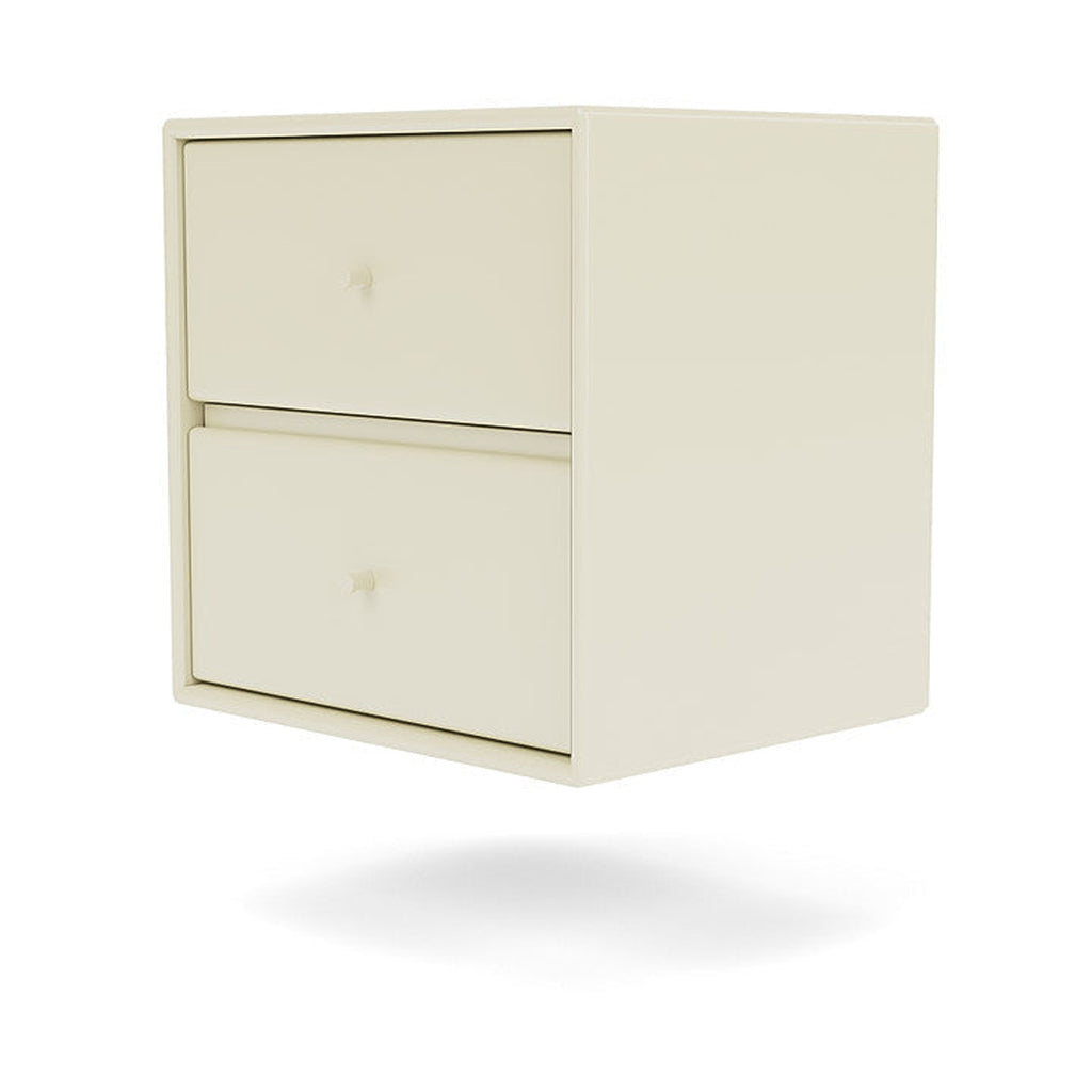 Montana Drift Drawer Module With Suspension Rail, Vanilla White